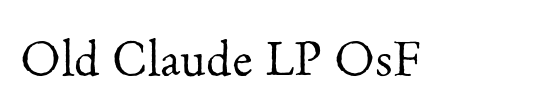 Old Claude LP