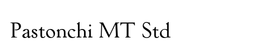 Pastonchi MT Std