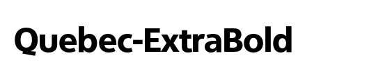 Quebec-ExtraBold