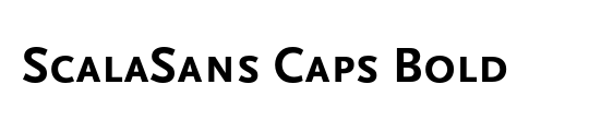 ScalaSans Caps