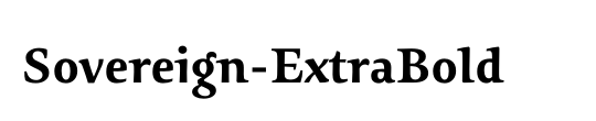 Sovereign-ExtraBold
