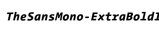 TheSansMono
