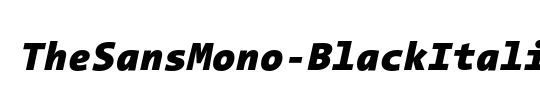TheSansMono