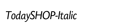 TodaySHOP-Italic