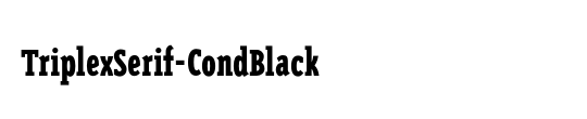TriplexSerif