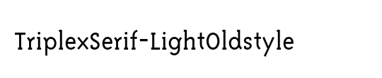TriplexSerif