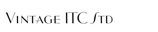 Vintage ITC Std