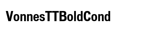 VonnesTTBoldCond