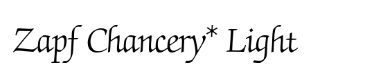 Zapf Chancery BQ