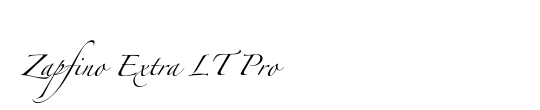 Zapfino Extra LT Pro