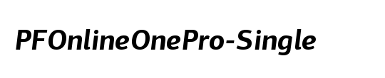 PF Online One Pro Single