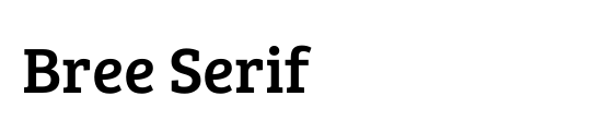 Bree Serif