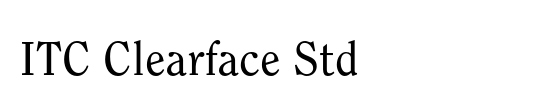 ITC Clearface Std