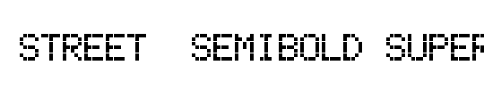 Street SemiBold SuperThin
