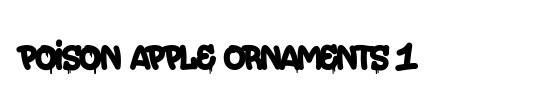 Poison Apple Ornaments 1