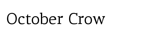 October Crow