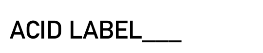 ACID LABEL___