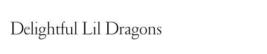 Delightful Lil Dragons