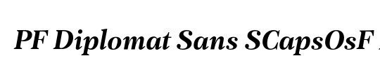 PF Diplomat Sans SCapsOsF Med