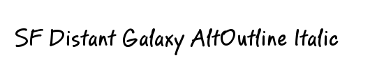 SF Distant Galaxy AltOutline