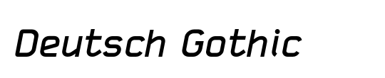 Deutsch Gothic