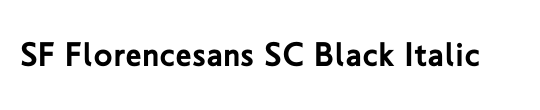 SF Florencesans SC Black