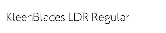 KleenBlades LDR