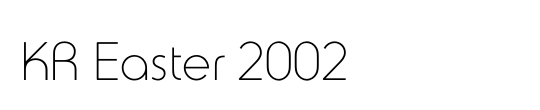 KR Easter 2002