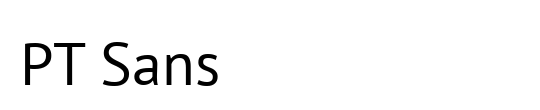 PT Sans