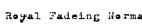 Royal Fadeing