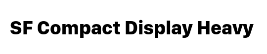 SF Compact Display