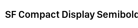 SF Compact Display