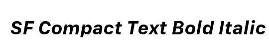 SF Compact Text