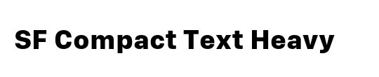 SF Compact Text