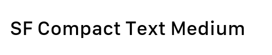 SF Compact Text