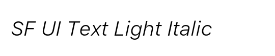 SF UI Text
