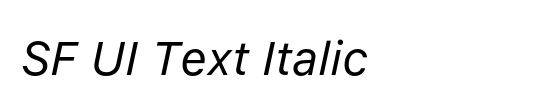 SF UI Text