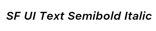 SF UI Text