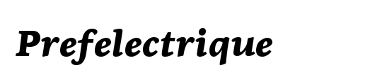 Prefelectrique