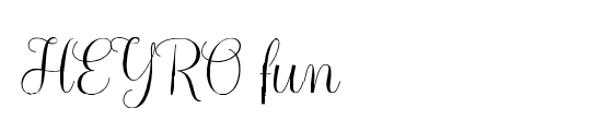 HEYRO fun