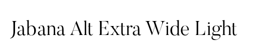 Jabana Alt Extra Wide Light
