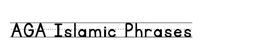 AGA Islamic Phrases