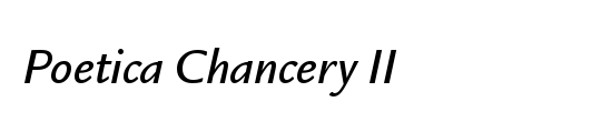 Poetica ChanceryII