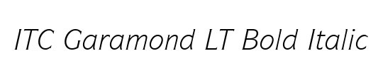 Garamond LT