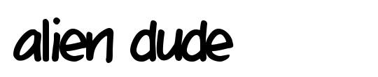 alien dude