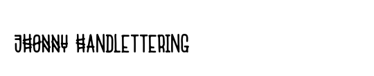 JHONNY Handlettering