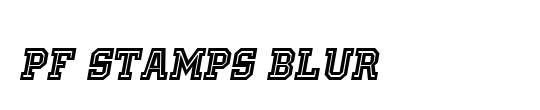 PF Stamps Blur