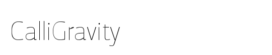 CalliGravity