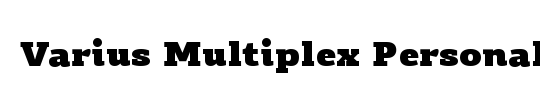 Varius Multiplex Personal Edition