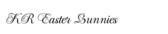 KR Easter Bunnies